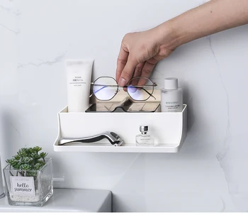 Bathroom suction cup free punch storage rack home multi-function rack glasses box bathroom suction wall glasses frame 
Bathroom suction cup free punch storage rack home multi-function rack glasses box bathroom suction wall glasses frame