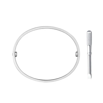 21cm Horizontal Line Screw Bracelets Love Bangles Women Men Screwdriver Titanium Steel Bracelets Femme Pulseira Feminina
21cm Horizontal Line Screw Bracelets Love Bangles Women Men Screwdriver Titanium Steel Bracelets Femme Pulseira Feminina