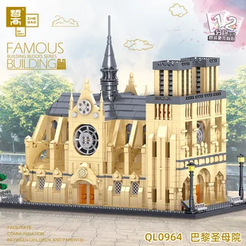 MOC Streetview Classic Architecture NOTRE DAME CATHEDRAL of Paris Building model Blocks Brick Landmark Kids Toys Gifts
MOC Streetview Classic Architecture NOTRE DAME CATHEDRAL of Paris Building model Blocks Brick Landmark Kids Toys Gifts