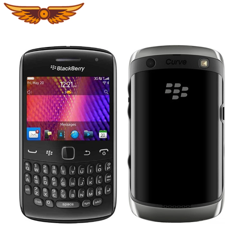 9360 Оригинальный разблокированный Curve Apollo Blackberry QWERTY 5.0MP камера GPS WiFi Bluetooth BlackBerry OS