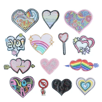 New Rainbow Peace Love Heart Flowers Embroidered Patches Sew Iron on Badges LGBT for Clothes DIY Appliques Craft Decoration
New Rainbow Peace Love Heart Flowers Embroidered Patches Sew Iron on Badges LGBT for Clothes DIY Appliques Craft Decoration