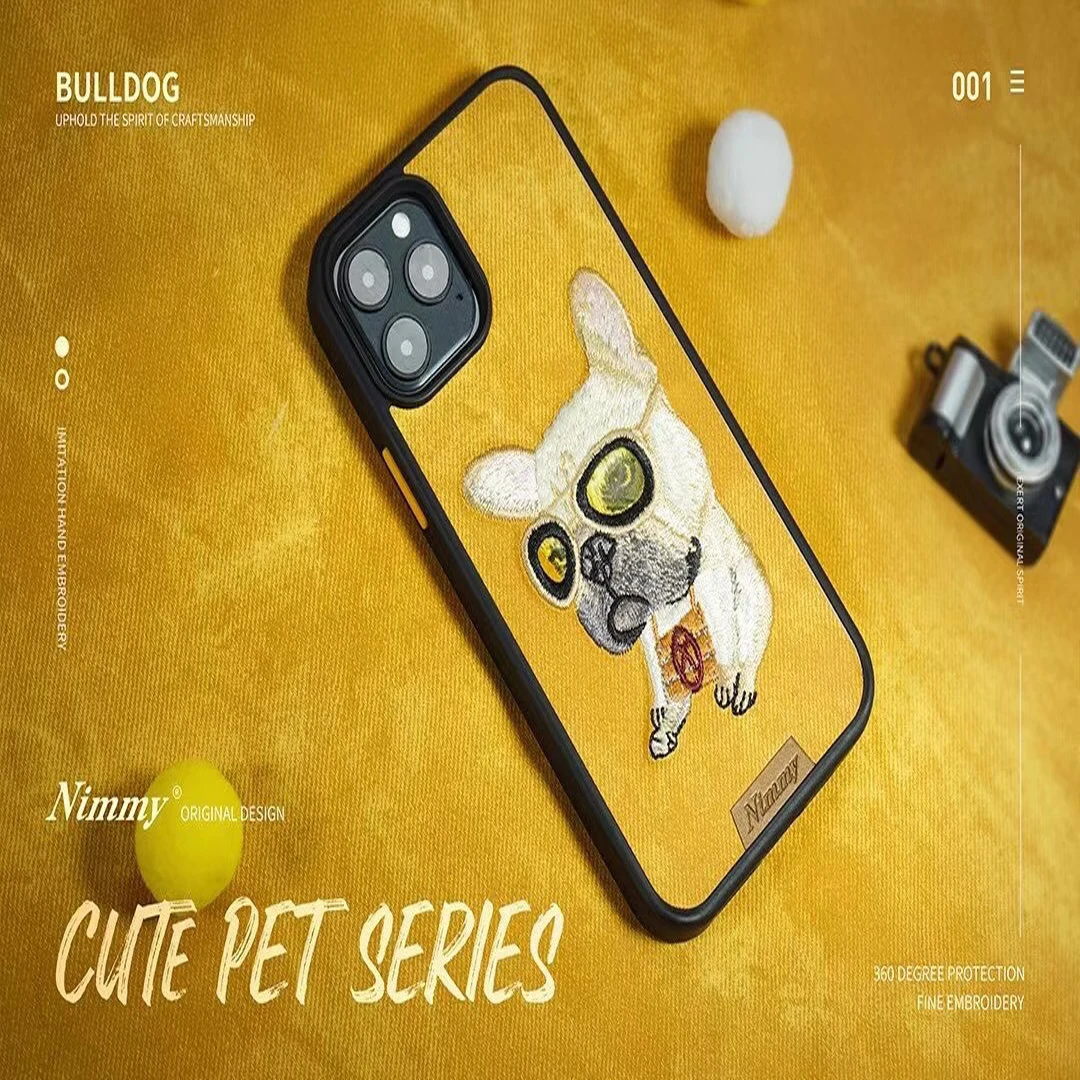 Original Phone Case Cute Pet Series for Apple IPhone 12 Case Imitation Hand Embroidery Shockproof Case Camera Protection Glass
Original Phone Case Cute Pet Series for Apple IPhone 12 Case Imitation Hand Embroidery Shockproof Case Camera Protection Glass