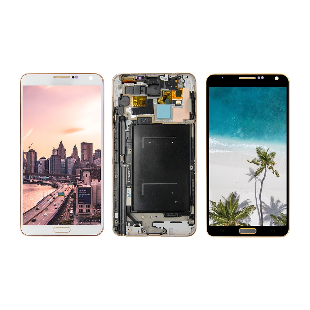 For Samsung Galaxy Note 3 Note3 N9005 n9000 LCD Display Touch Screen Digitizer Assembly Frame | Мобильные телефоны и