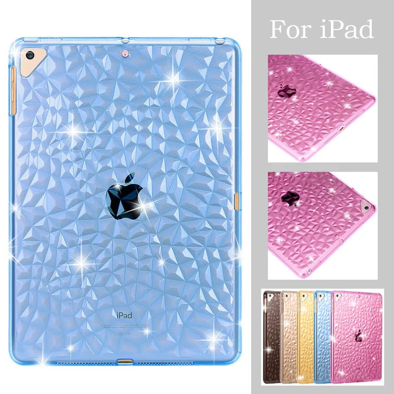 For New iPad Pro 10.5 Pro 11 Case Diamond Texture Tablet Cover Transparent TPU Back Case For Apple iPad 2 3 4 Silicone Case
For New iPad Pro 10.5 Pro 11 Case Diamond Texture Tablet Cover Transparent TPU Back Case For Apple iPad 2 3 4 Silicone Case