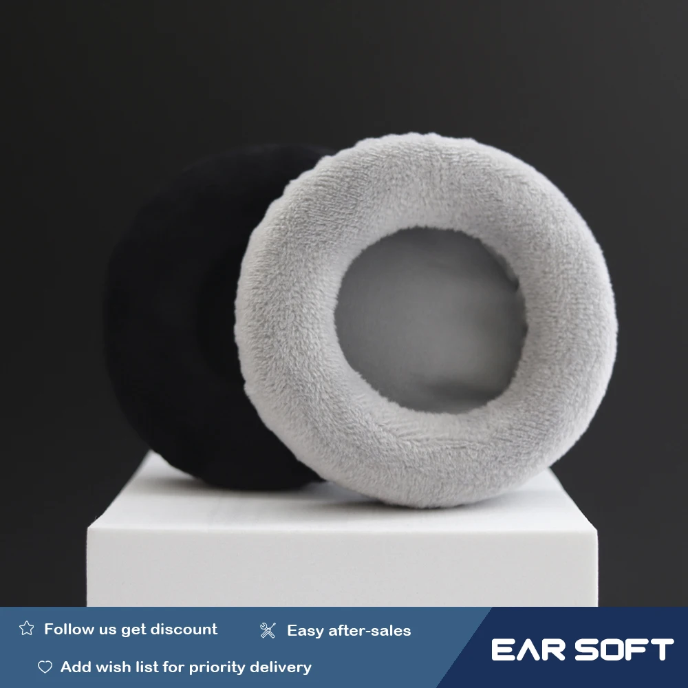 

Earsoft Replacement Cushions for Koss UR-10 Headphones Cushion Velvet Ear Pads Headset Cover Earmuff Sleeve