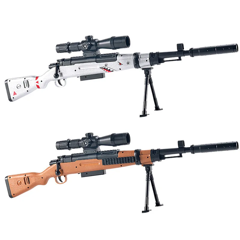 98k Chicken Celebrity Style Shark Skin Water Soft Bullet Sniper Rifle Boy Children Toy Gun Bolt Manual Loaded
98k Chicken Celebrity Style Shark Skin Water Soft Bullet Sniper Rifle Boy Children Toy Gun Bolt Manual Loaded