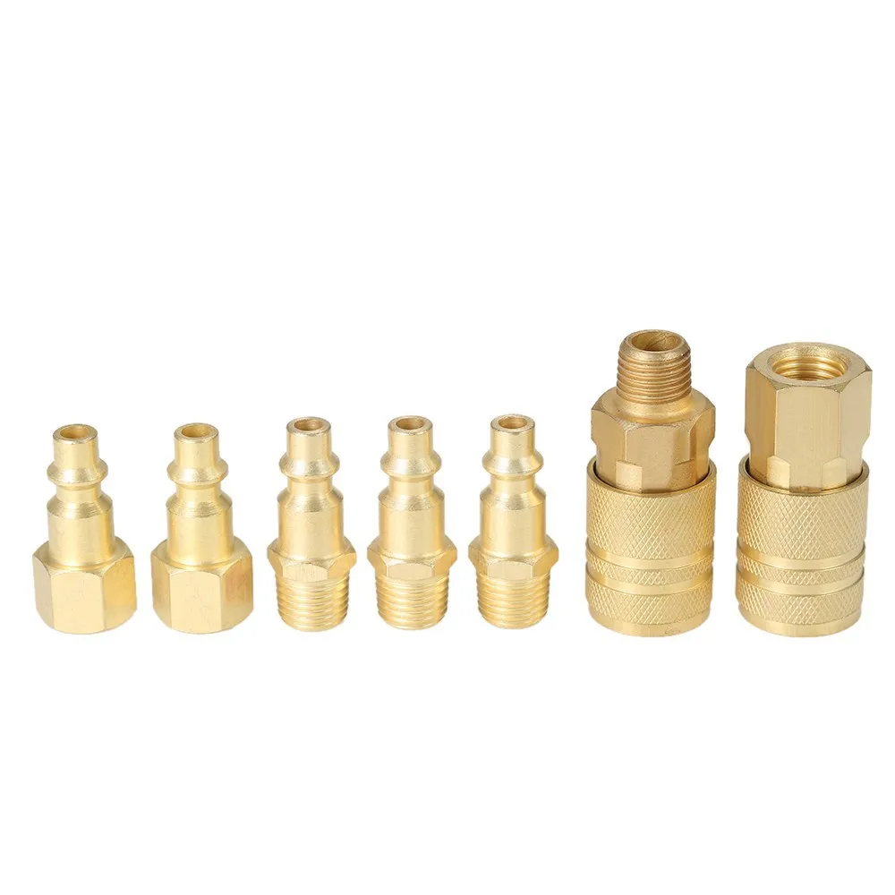 Air Compressors Quick Connectors Coupler 7pcs Set Replacement Pneumatic Tools Parts Valve Durable Practical
Air Compressors Quick Connectors Coupler 7pcs Set Replacement Pneumatic Tools Parts Valve Durable Practical