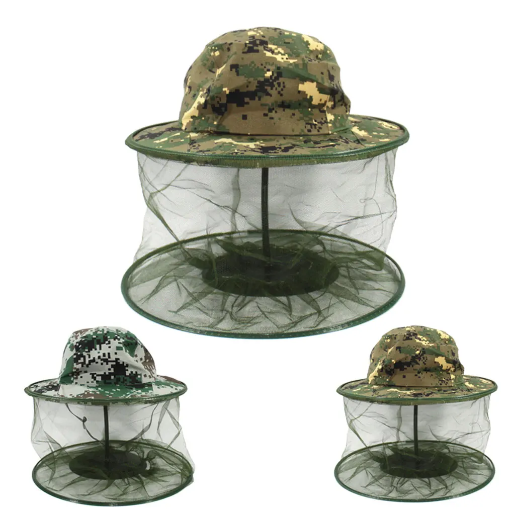 Unisex Camouflage Fishing Net Mesh Caps Head Face Protector Midge Mosquito Bug Insect Prevention Outdoor Hunting Sun Hat
Unisex Camouflage Fishing Net Mesh Caps Head Face Protector Midge Mosquito Bug Insect Prevention Outdoor Hunting Sun Hat
