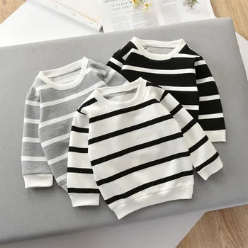 2020 striped long-sleeved T-shirt spring and autumn girls fashion new boy t-shirt children's bottoming shirt
2020 striped long-sleeved T-shirt spring and autumn girls fashion new boy t-shirt children's bottoming shirt