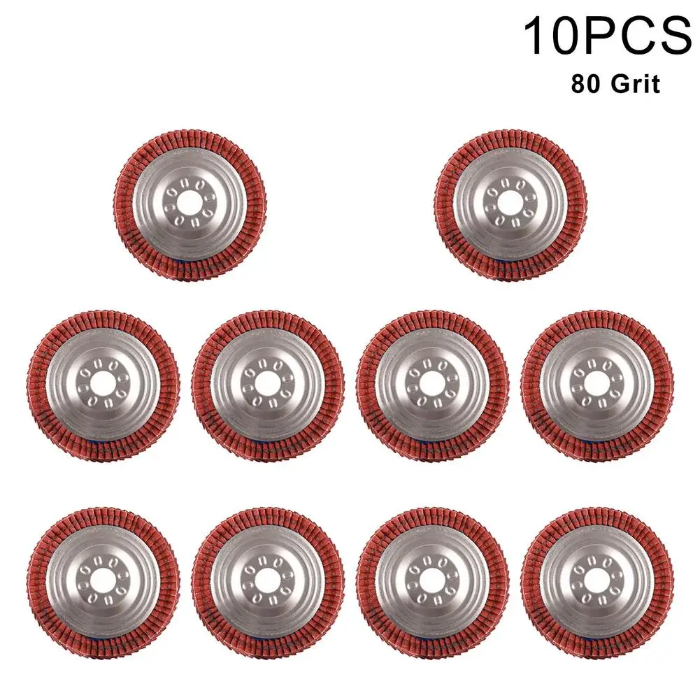 10PCS Flap Discs Grinding Wheel for 100MM Angle Grinders Drill Rotary Tool Accessories
10PCS Flap Discs Grinding Wheel for 100MM Angle Grinders Drill Rotary Tool Accessories