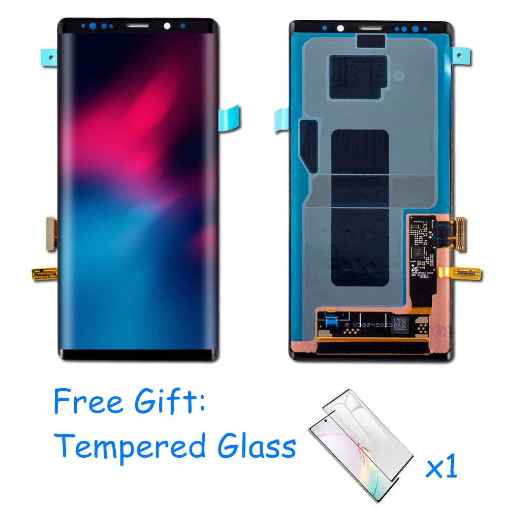 ORIGINAL SUPER AMOLED 6.4'' LCD with frame for SAMSUNG GALAXY Note 9 Note9 N960 N960F Display Touch Screen Digitizer Assembly
ORIGINAL SUPER AMOLED 6.4'' LCD with frame for SAMSUNG GALAXY Note 9 Note9 N960 N960F Display Touch Screen Digitizer Assembly