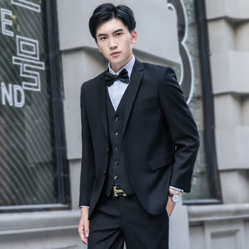 High quality casual business men's suits set two piece fashion elegant men's coats slim suit men's wedding suit groom
High quality casual business men's suits set two piece fashion elegant men's coats slim suit men's wedding suit groom