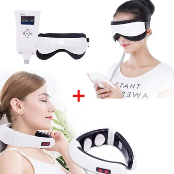 Electric Pulse Back and Neck Eye Massager Far Infrared Magnetic Air Pressure Heating Massage Pain Relief Tool Health Care Relax
Electric Pulse Back and Neck Eye Massager Far Infrared Magnetic Air Pressure Heating Massage Pain Relief Tool Health Care Relax