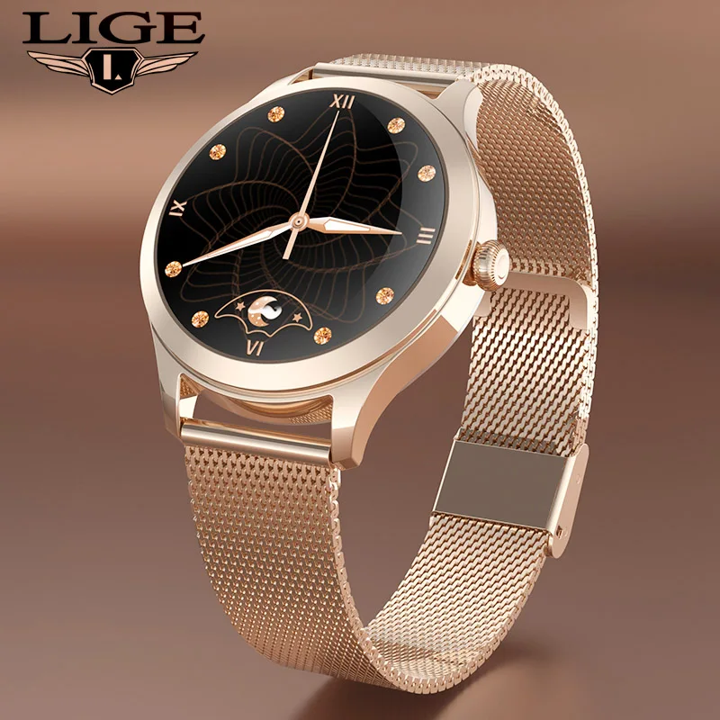 LIGE New Women Smart Watch Woman Fashion Watch Heart Rate Sleep Monitoring For Android IOS IP68 Waterproof Ladies Smartwatch+Box
LIGE New Women Smart Watch Woman Fashion Watch Heart Rate Sleep Monitoring For Android IOS IP68 Waterproof Ladies Smartwatch+Box