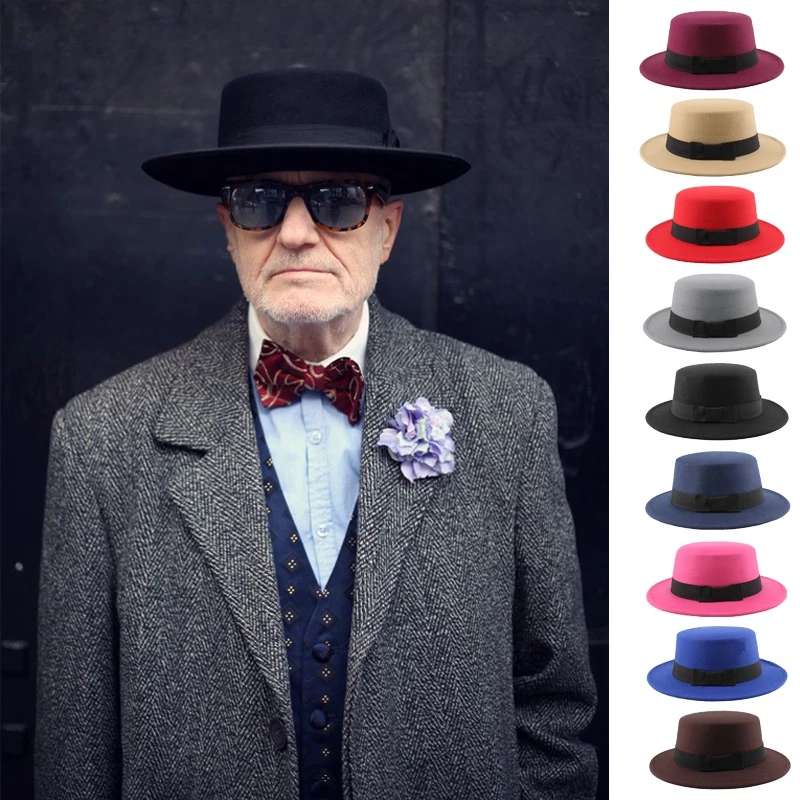 2 Sizes Parent-child Men Women Kids Woolen Boater Hats Sombrero Sunhat Flat Top Sailor Caps Party Travel Outdoor Street Styles
2 Sizes Parent-child Men Women Kids Woolen Boater Hats Sombrero Sunhat Flat Top Sailor Caps Party Travel Outdoor Street Styles