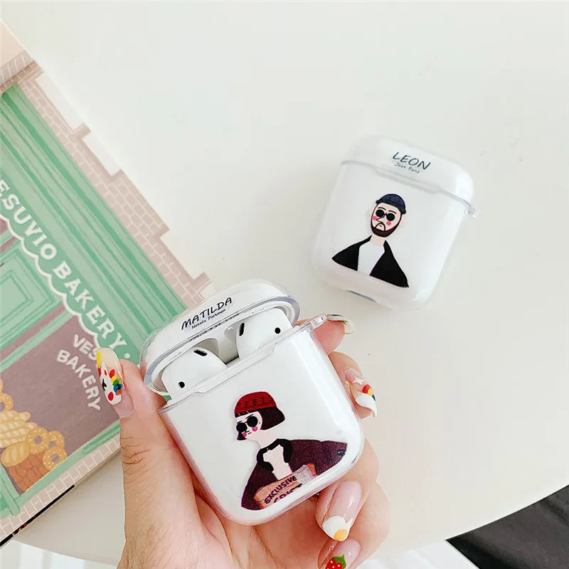 Transparent Statue Luxury Earphone Case For Airpods Case Killer Leon Matilda Earphone Cases Cover For Airpods Accessories
Transparent Statue Luxury Earphone Case For Airpods Case Killer Leon Matilda Earphone Cases Cover For Airpods Accessories