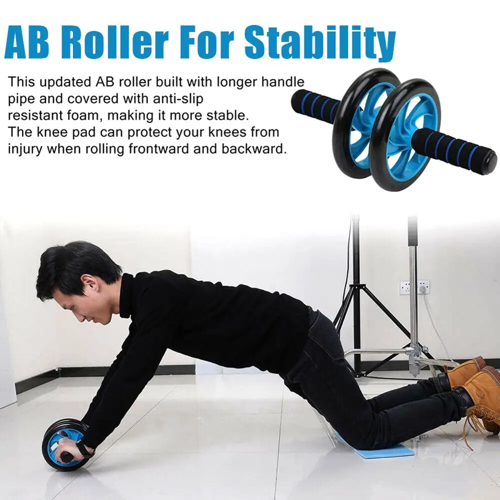 5-in-1 Muscle Trainer Wheel Roller Kit AB Wheel Abdominal Roller With Push UP Bar Jump Rope Knee Pad Gym Home Fitness Equipment
5-in-1 Muscle Trainer Wheel Roller Kit AB Wheel Abdominal Roller With Push UP Bar Jump Rope Knee Pad Gym Home Fitness Equipment