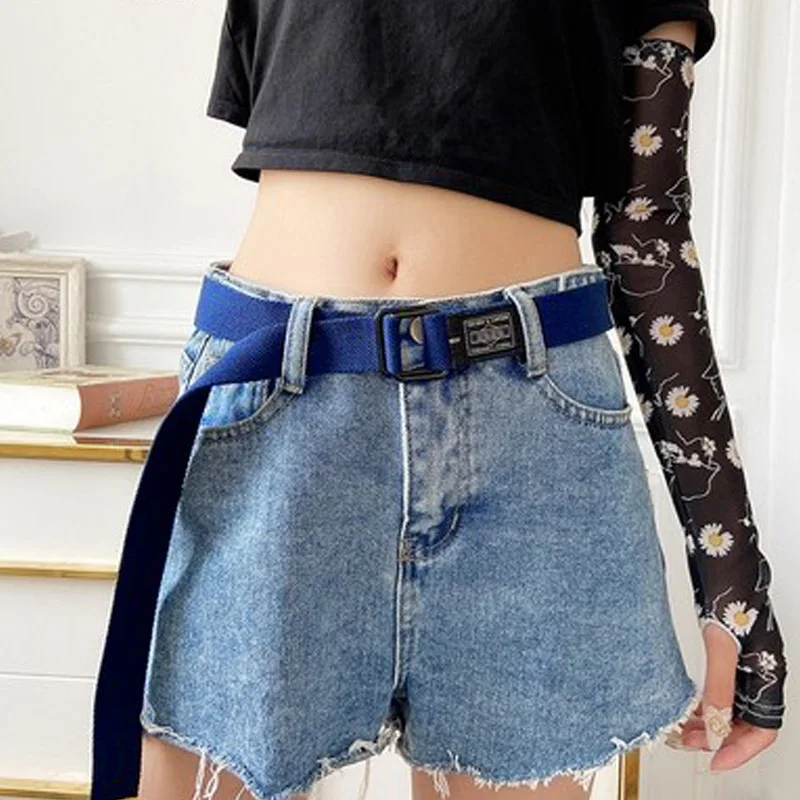 Factory Retro Ins Wind Belt Men and Women Wild Non-porous Pants Waist Strap Adjustment With Jeans Black Decoration Waistband
Factory Retro Ins Wind Belt Men and Women Wild Non-porous Pants Waist Strap Adjustment With Jeans Black Decoration Waistband