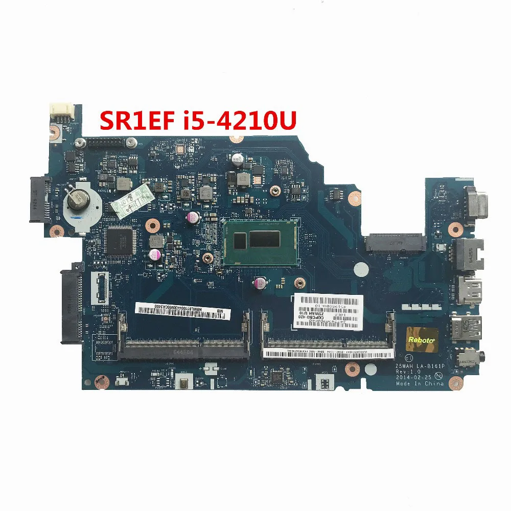 Excellent 15.6-Inch For ACER E5-571 E5-571P Laptop Motherboard DDR3L i5-4210U NBML811004 Z5WAH LA-B161P
Excellent 15.6-Inch For ACER E5-571 E5-571P Laptop Motherboard DDR3L i5-4210U NBML811004 Z5WAH LA-B161P