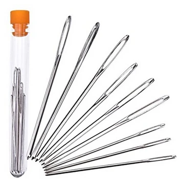 Big Size Large Long Steel Needle Big Holes Sewing Needle Home Hand Sewing Tools
Big Size Large Long Steel Needle Big Holes Sewing Needle Home Hand Sewing Tools