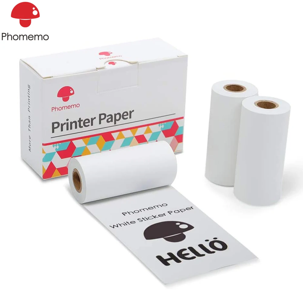 Phomemo Self-Adhesive Thermal Paper Printable Sticker Paper Roll for Phomemo M02/M02S/M02Pro Mini Bluetooth Photo Printer
Phomemo Self-Adhesive Thermal Paper Printable Sticker Paper Roll for Phomemo M02/M02S/M02Pro Mini Bluetooth Photo Printer