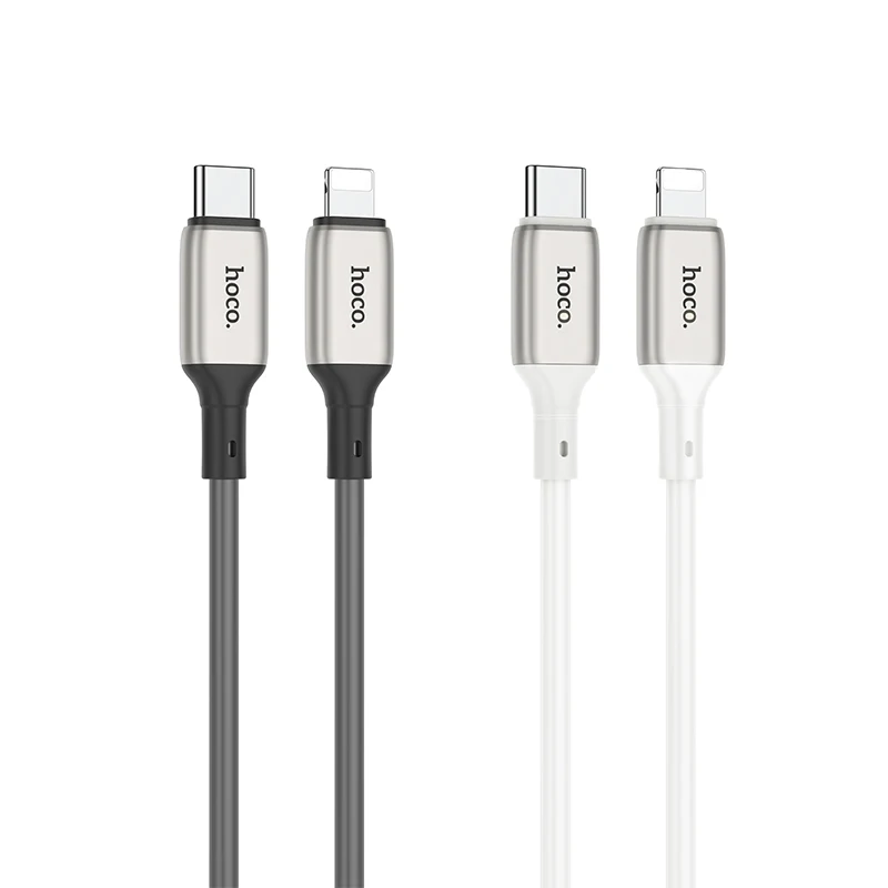 Hoco PD20W Zinc Alloy USB C Cable For iPhone 12 Pro Max 11 XS Max Type-C Quick Charging Wire Cord Hoco PD20W Zinc Alloy USB C Cable For iPhone 12 Pro Max 11 XS Max Type-C Quick Charging Wire Cord