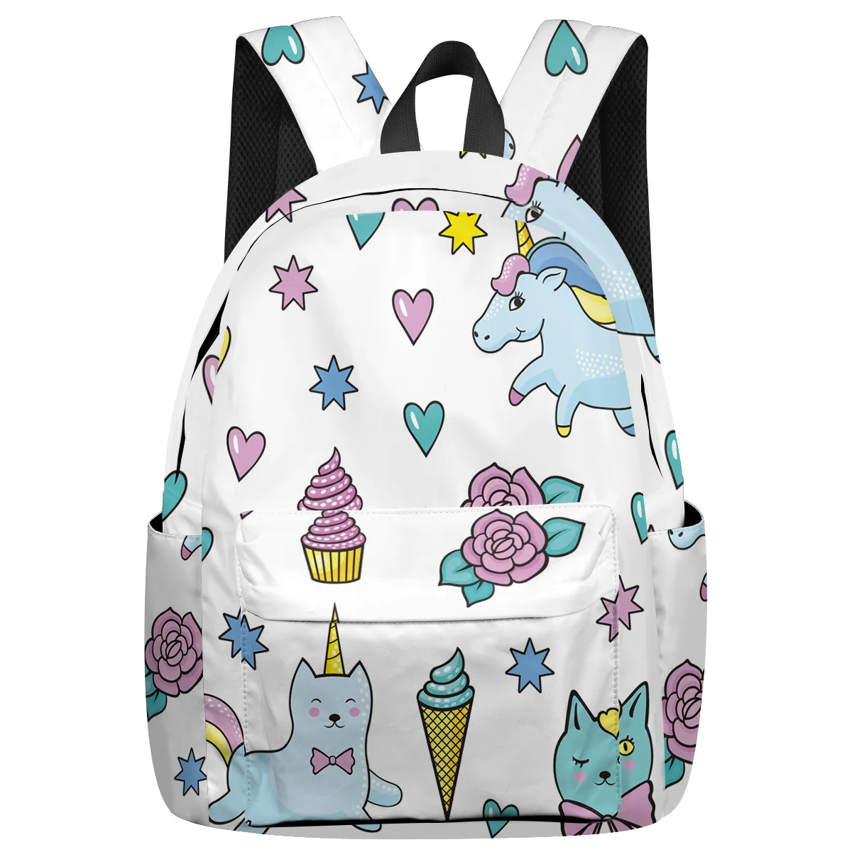 WHEREISART Unicorns And Cats Kid Child Backpacks Bottle Side Pockets College Backpacks Scratch Resistant College Students Laptop
WHEREISART Unicorns And Cats Kid Child Backpacks Bottle Side Pockets College Backpacks Scratch Resistant College Students Laptop