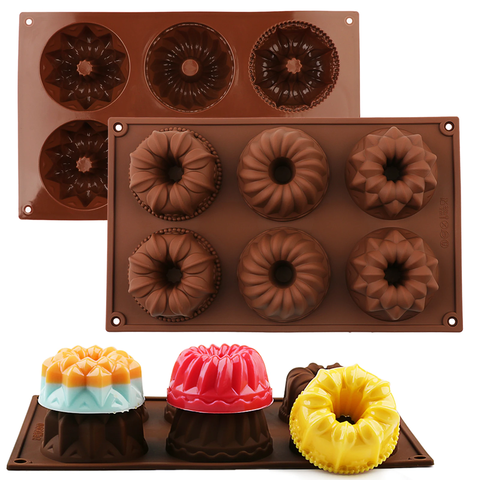 New Silicone Cake Mold For Small Chiffon Cake Soap Mold Bakeware Tool Muffin Cupcake Mould Pastry Biscuit Bread Mould DIY 1 Pcs
New Silicone Cake Mold For Small Chiffon Cake Soap Mold Bakeware Tool Muffin Cupcake Mould Pastry Biscuit Bread Mould DIY 1 Pcs