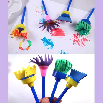 47 pcs/set Sponge Paint Brush Seal Painting Educational Toys for Kids DIY Graffiti Sponge Brushes Art Supplies Drawing Sets 
47 pcs/set Sponge Paint Brush Seal Painting Educational Toys for Kids DIY Graffiti Sponge Brushes Art Supplies Drawing Sets