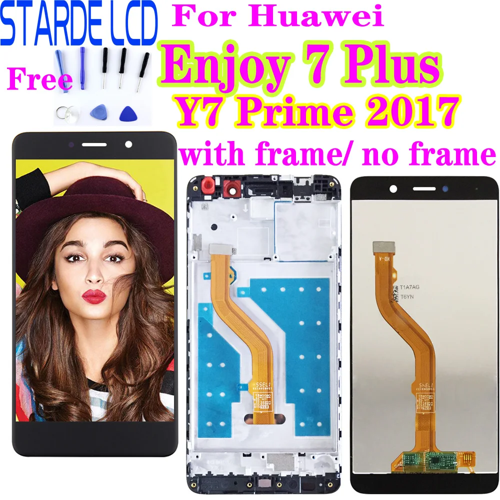 For Huawei Enjoy 7 Plus LCD Touch Screen Digitizer Assembly For Y7 Prime 2017 LCD Display Replacement With frame
For Huawei Enjoy 7 Plus LCD Touch Screen Digitizer Assembly For Y7 Prime 2017 LCD Display Replacement With frame