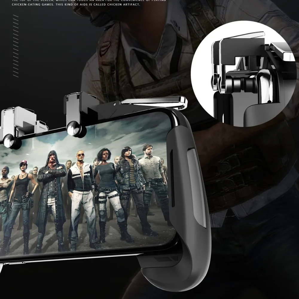 Triggers For Cell Phone Dzhostik PUBG Mobile Joystick Gamepad L1 R1 Fire Button Mobile Game Controller For IPhone Gaming Pad (11)