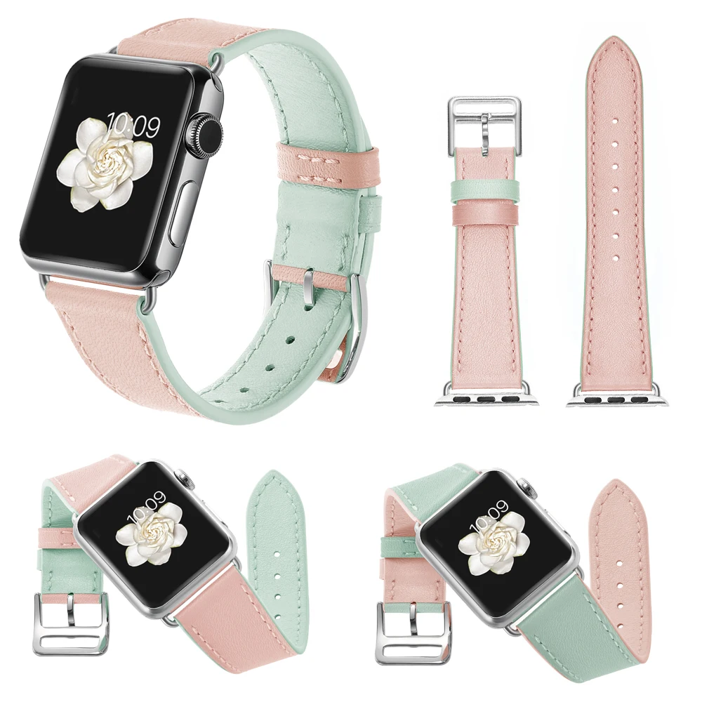 New Genuine Leather Strap for Apple Watch Series 5/4/3/2/1 Band 38 40 42 44mm for Iwatch Wrist Bracelet
New Genuine Leather Strap for Apple Watch Series 5/4/3/2/1 Band 38 40 42 44mm for Iwatch Wrist Bracelet