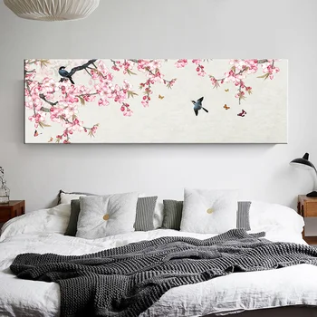 Traditional Chinese Style Posters and Prints Wall Art Canvas Painting Wall Decoration Peach blossom Pictures Room Decor
Traditional Chinese Style Posters and Prints Wall Art Canvas Painting Wall Decoration Peach blossom Pictures Room Decor