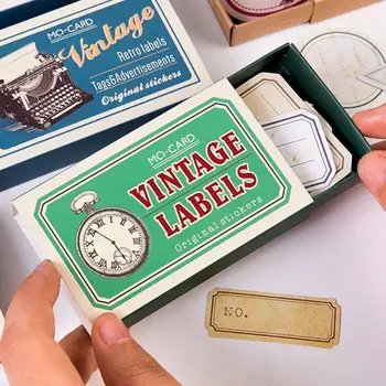 60 pcs/Box Creative Vintage Writable Paper Stickers Diary Stationery Scrapbooking Stickers Album Label Decoration DIY R7D0
60 pcs/Box Creative Vintage Writable Paper Stickers Diary Stationery Scrapbooking Stickers Album Label Decoration DIY R7D0