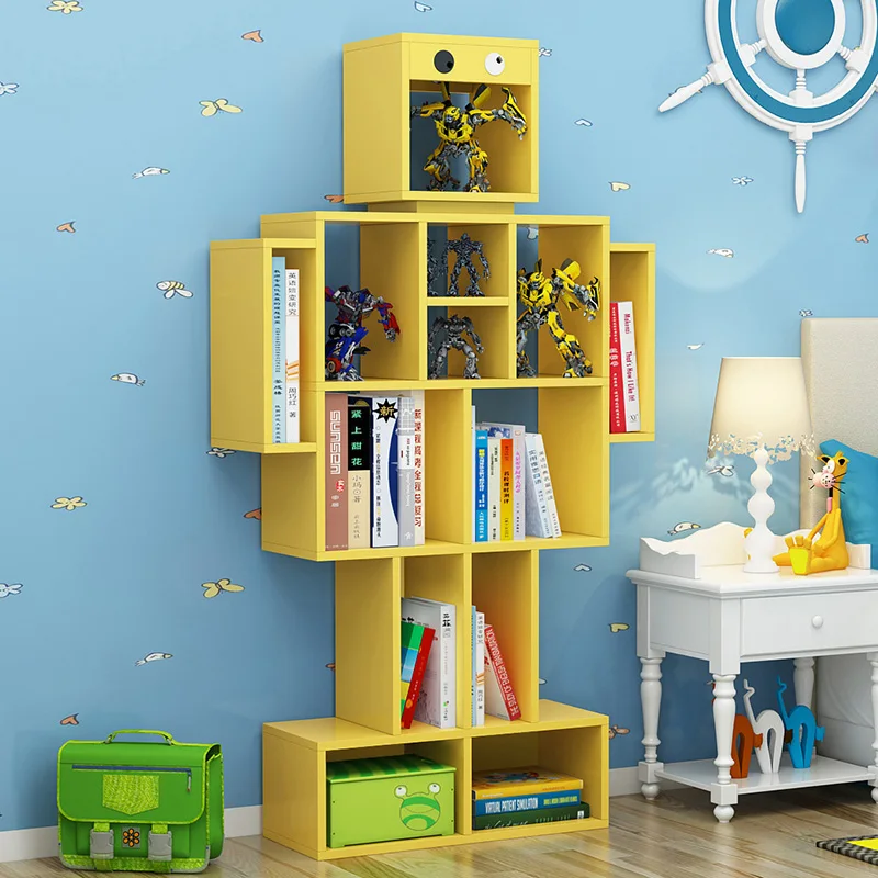 Children's bookshelf creative robot landing small bookcase solid wood multi-layer storage home simple shelf
Children's bookshelf creative robot landing small bookcase solid wood multi-layer storage home simple shelf