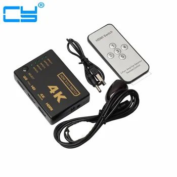 NEW 1Set Mini HDMI Switcher 3D 1080p 5 Port 4K HDMI Switch Selector Splitter With Hub IR Remote For HDTV DVD
NEW 1Set Mini HDMI Switcher 3D 1080p 5 Port 4K HDMI Switch Selector Splitter With Hub IR Remote For HDTV DVD