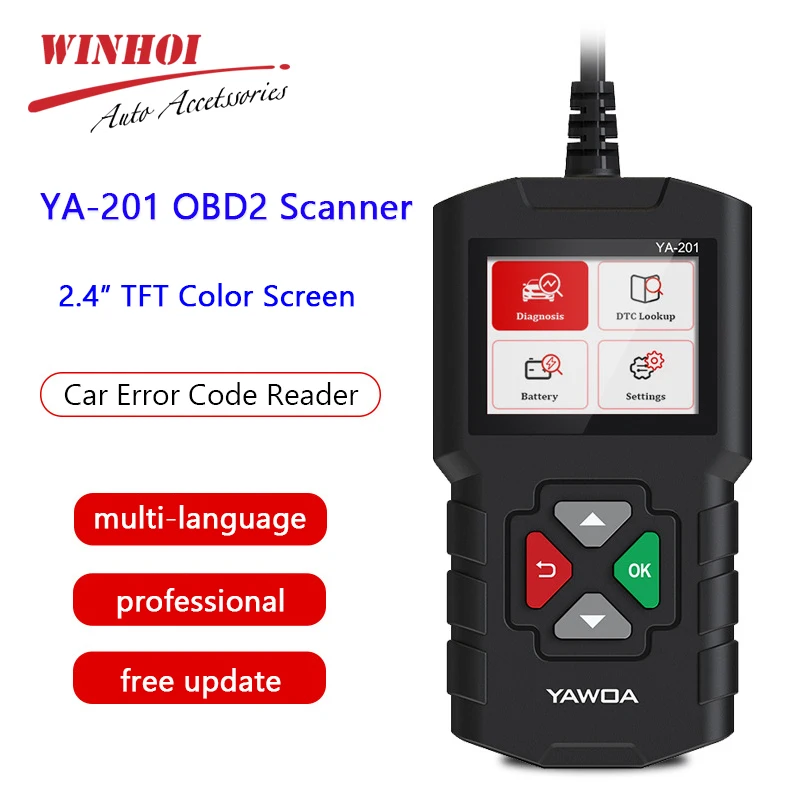 Car Code Reader OBD2 Scanner Automotive Professional Car Diagnostic Scanner Electrical Test Tool Support 10 Langues OBD2 Scanner
Car Code Reader OBD2 Scanner Automotive Professional Car Diagnostic Scanner Electrical Test Tool Support 10 Langues OBD2 Scanner