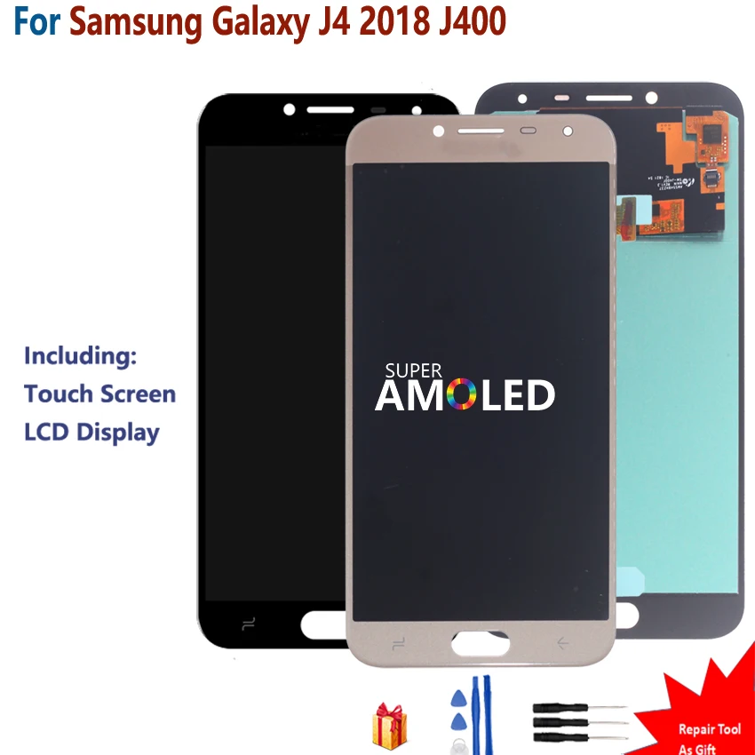 AMOLED LCD for Samsung Galaxy J4 Touch Screen LCD Display Digitizer Assembly For Samsung J400 J400F Lcd Display Touch Screen
AMOLED LCD for Samsung Galaxy J4 Touch Screen LCD Display Digitizer Assembly For Samsung J400 J400F Lcd Display Touch Screen