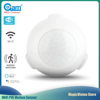 NEO COOLCAM Smart WiFi PIR Motion Sensor Human Body Sensor Detector Home Alarm System Smart PIR Motion Sensor Tuya Smart Life
NEO COOLCAM Smart WiFi PIR Motion Sensor Human Body Sensor Detector Home Alarm System Smart PIR Motion Sensor Tuya Smart Life