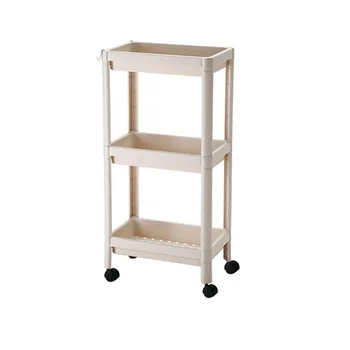 Kitchen racks floor Multifunctional pulleys removable trolleys multi layer storage items refrigerator side storage shelves #09
Kitchen racks floor Multifunctional pulleys removable trolleys multi layer storage items refrigerator side storage shelves #09