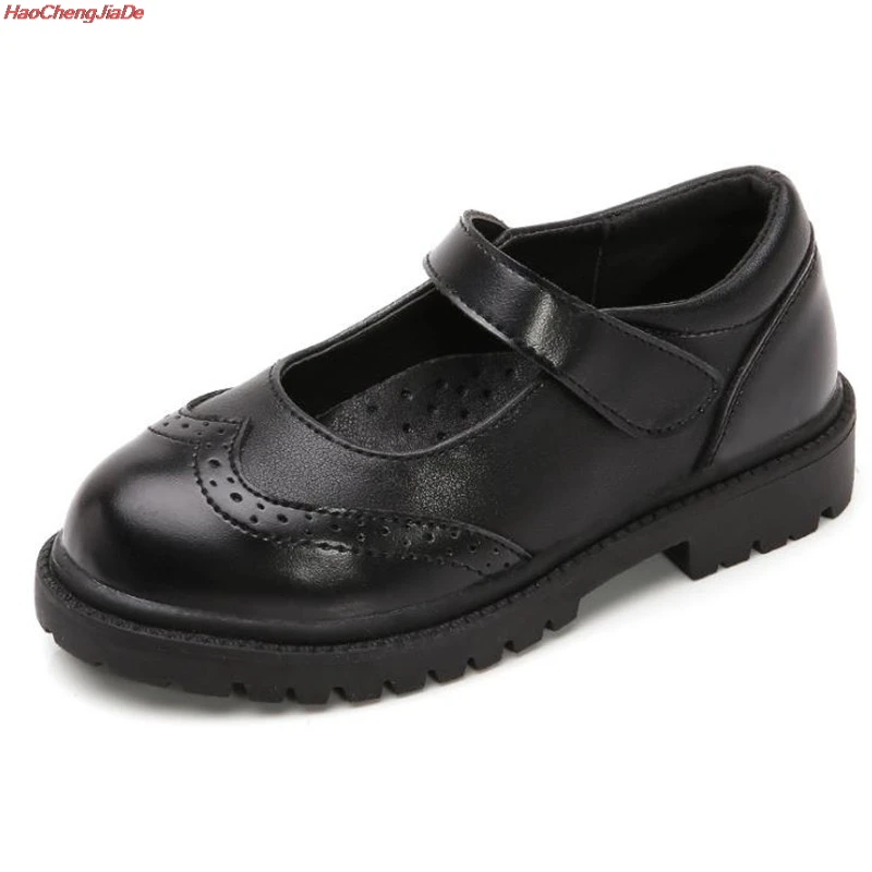 Black Kids Dress Party Shoes Student Flats Breathable Princess Party Dancing Shoes Autumn Girls Princess Leather Shoes 
Black Kids Dress Party Shoes Student Flats Breathable Princess Party Dancing Shoes Autumn Girls Princess Leather Shoes