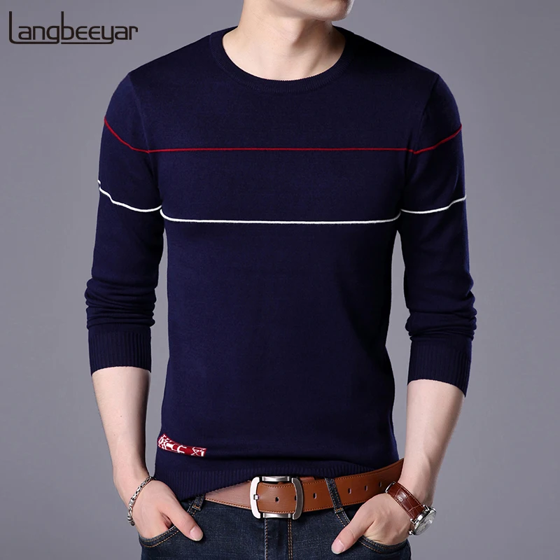 2019 New Fashion Brand Sweaters Men Pullover Woolen Slim Fit Jumpers Knitting Striped Winter Korean Style Casual Men Clothes
2019 New Fashion Brand Sweaters Men Pullover Woolen Slim Fit Jumpers Knitting Striped Winter Korean Style Casual Men Clothes