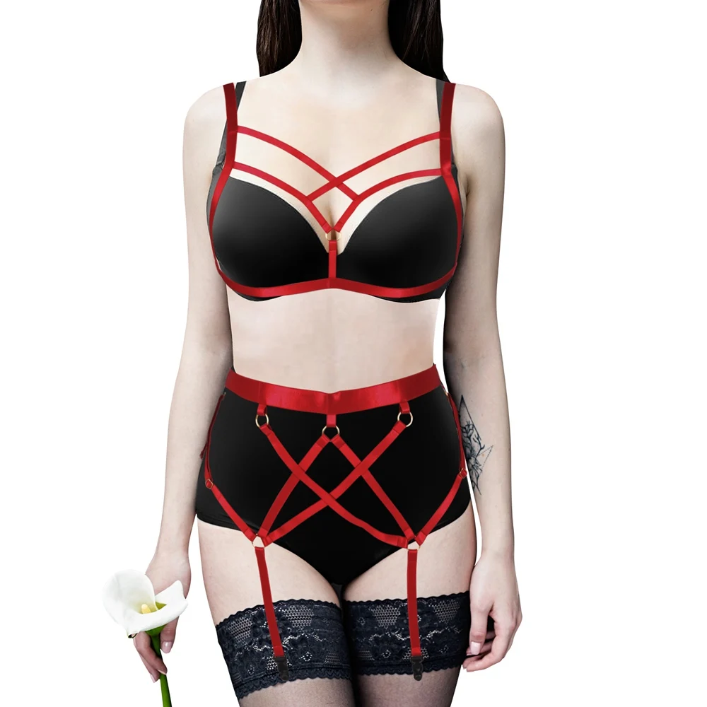 Bondage Body Harness Bra Cage Tops Strappy High Waist Belt Garter Punk Goth Fetish Women Hollow Out Lingerie Festival Club Wear
Bondage Body Harness Bra Cage Tops Strappy High Waist Belt Garter Punk Goth Fetish Women Hollow Out Lingerie Festival Club Wear