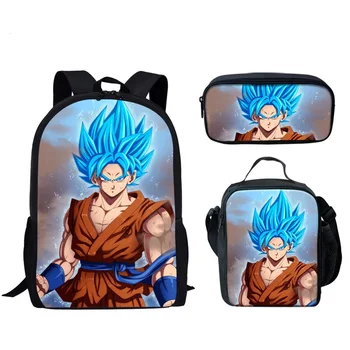 Hot Anime 3pcs/SET School Bags Backpacks Dragon Ball Z Super Broly Pattern Fashion School Bookbags Set for Girls Boys Mochila
Hot Anime 3pcs/SET School Bags Backpacks Dragon Ball Z Super Broly Pattern Fashion School Bookbags Set for Girls Boys Mochila