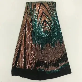 Hot Sale 2019 high quality Green gold african tulle lace fabric Wholesale sequins French net lace fabric for Nigeria wedding
Hot Sale 2019 high quality Green gold african tulle lace fabric Wholesale sequins French net lace fabric for Nigeria wedding