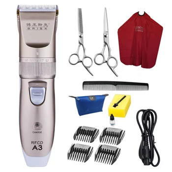 Haircutting Kit 5-Level Adjustment Rechargeable Hair Beard Grooming Clipper Trimmer with 4 Guide Combs Scissor for Home Supplies
Haircutting Kit 5-Level Adjustment Rechargeable Hair Beard Grooming Clipper Trimmer with 4 Guide Combs Scissor for Home Supplies