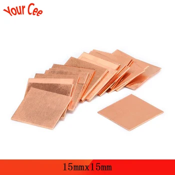 10pcs/pack 15mmx15mm 0.3mm to 2mm Thickness Heatsink Copper Shim Thermal Pads Heat Sink 15mm*15mm 15x15mm 15*15mm For Cooling
10pcs/pack 15mmx15mm 0.3mm to 2mm Thickness Heatsink Copper Shim Thermal Pads Heat Sink 15mm*15mm 15x15mm 15*15mm For Cooling