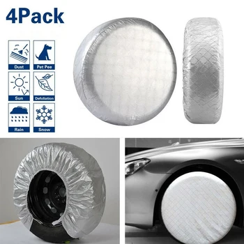 Universal Car Tire Covers 29" 4pcs Protective Cover Dustproof Waterproof Sunproof
Universal Car Tire Covers 29" 4pcs Protective Cover Dustproof Waterproof Sunproof