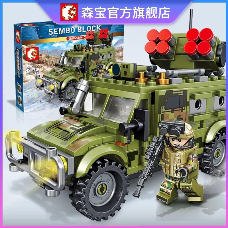 Technic Military Truck Car Vehicle Building Blocks Compatible Model Army WW2 Soldier Trooper Gun Minifigures Toy Bricks Set Mech
Technic Military Truck Car Vehicle Building Blocks Compatible Model Army WW2 Soldier Trooper Gun Minifigures Toy Bricks Set Mech