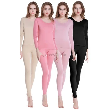 Womens Winter Warm Thermal Underwear Set Thicken Brushed Lined Seamless Tops Long Johns Pants Solid Color Soft Base Layer Suits
Womens Winter Warm Thermal Underwear Set Thicken Brushed Lined Seamless Tops Long Johns Pants Solid Color Soft Base Layer Suits